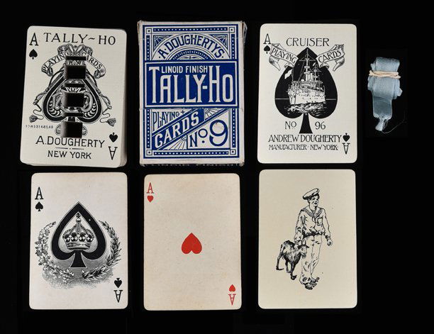 Three Miscellaneous Decks of Magic Playing Cards. 1) A. (1 of 2)