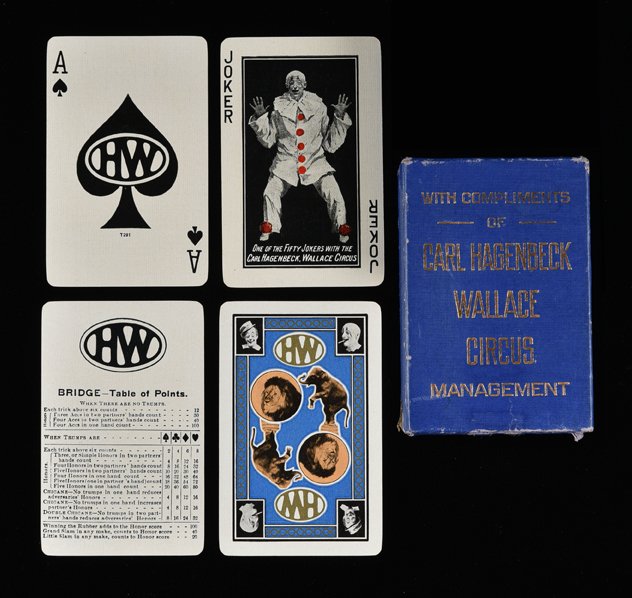 Carl Hagenbeck Wallace Circus Deck. Circa 1910. 52 + J (1 of 1)