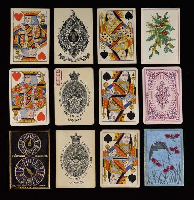 Three Vintage Packs. Including two De La Rue decks (1 of 1)