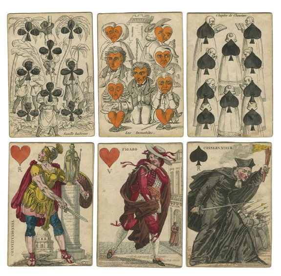 Jeu des Journaux. Grandebes, Paris, ca. 1819. 52. (1 of 1)