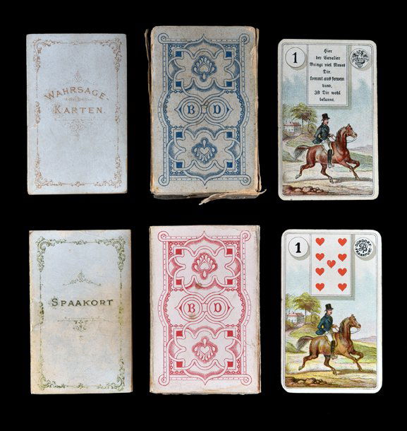 Two B. Dondorf “Wahrsage-Karte No.1& No.2” Fortune (1 of 1)