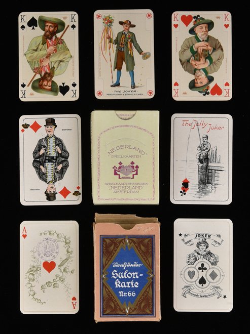 hree Vintage Decks. 1) Piatnik & Söhne “Austrian (1 of 1)