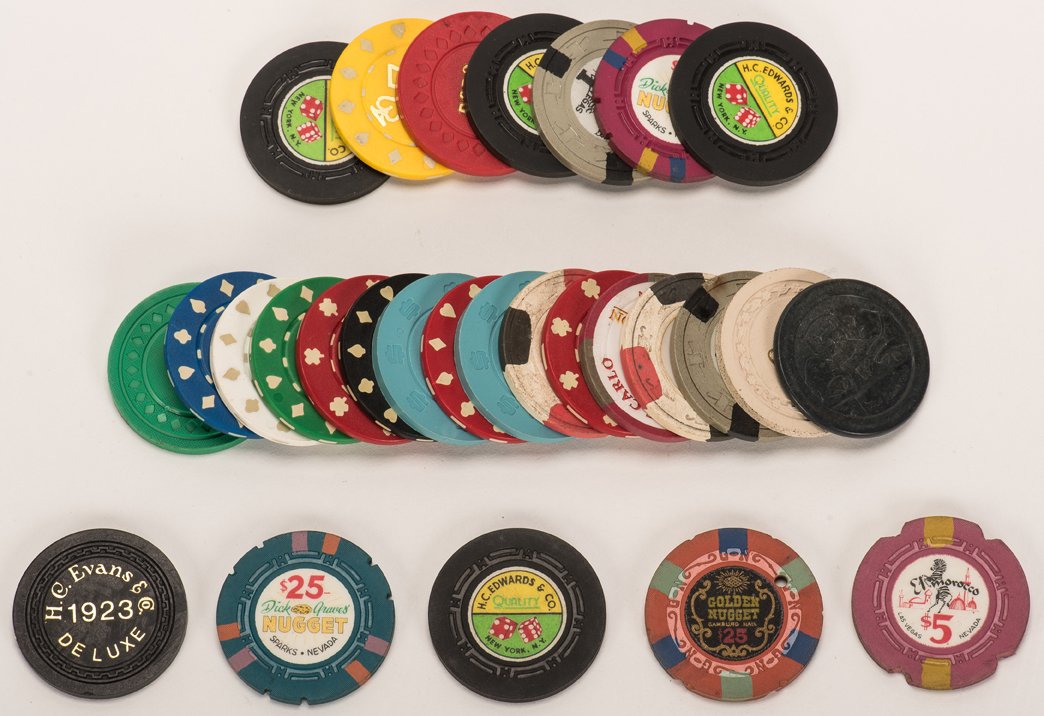 Lot of Miscellaneous Poker Chips. Including various (1 of 1)