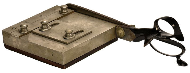 Card Trimmer in Original Case. George W. Williams “Box (1 of 3)