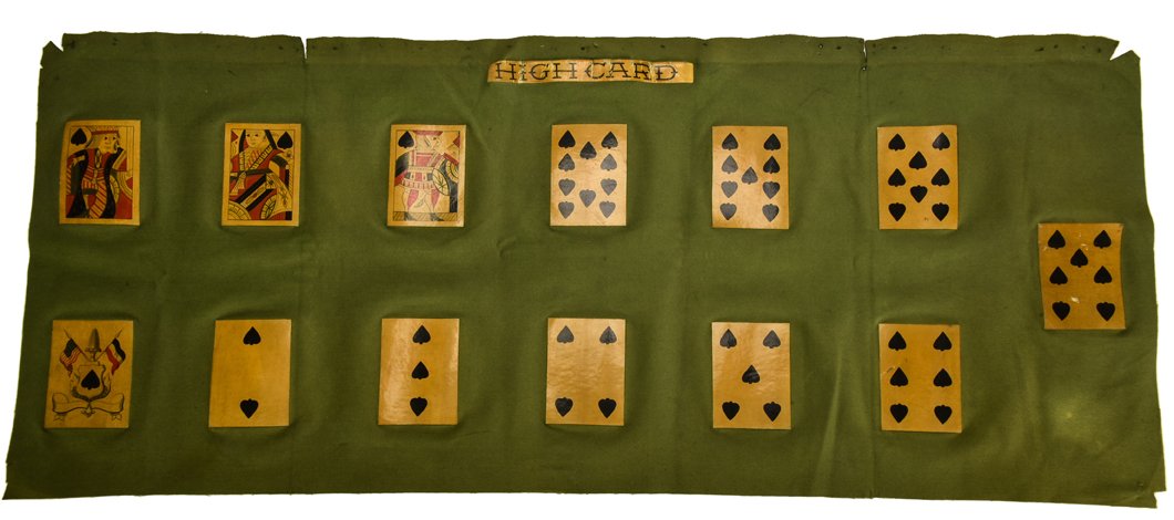 Faro Layout. Maker unknown, American, ca. 1900. Cloth (1 of 1)
