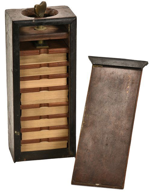 Faro Card Press. Maker unknown, ca. 1900. Includes (1 of 1)