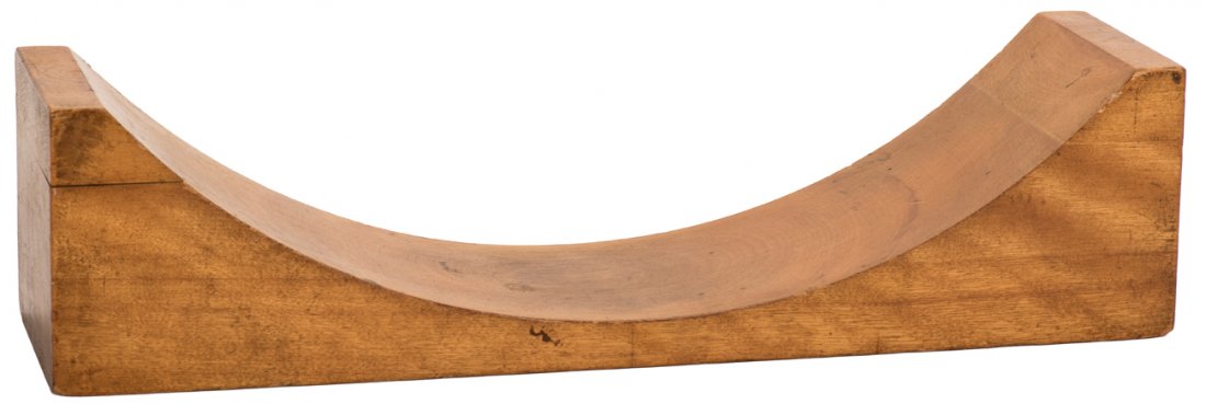 Beveling Block. Hunt & Co. (?), ca. 1920. Sandpaper was: Beveling Block. Hunt & Co. (?), ca. 1920. Sandpaper was placed on the blocks and dice were pulled across to secretly bevel their edges. Very good.