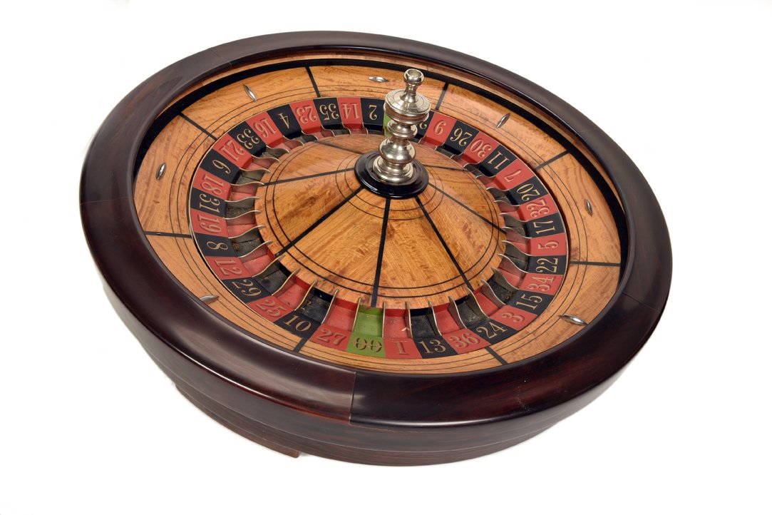 Gaffed Roulette Wheel. A. Ball & Bro. Makers, Chicago, (1 of 6)