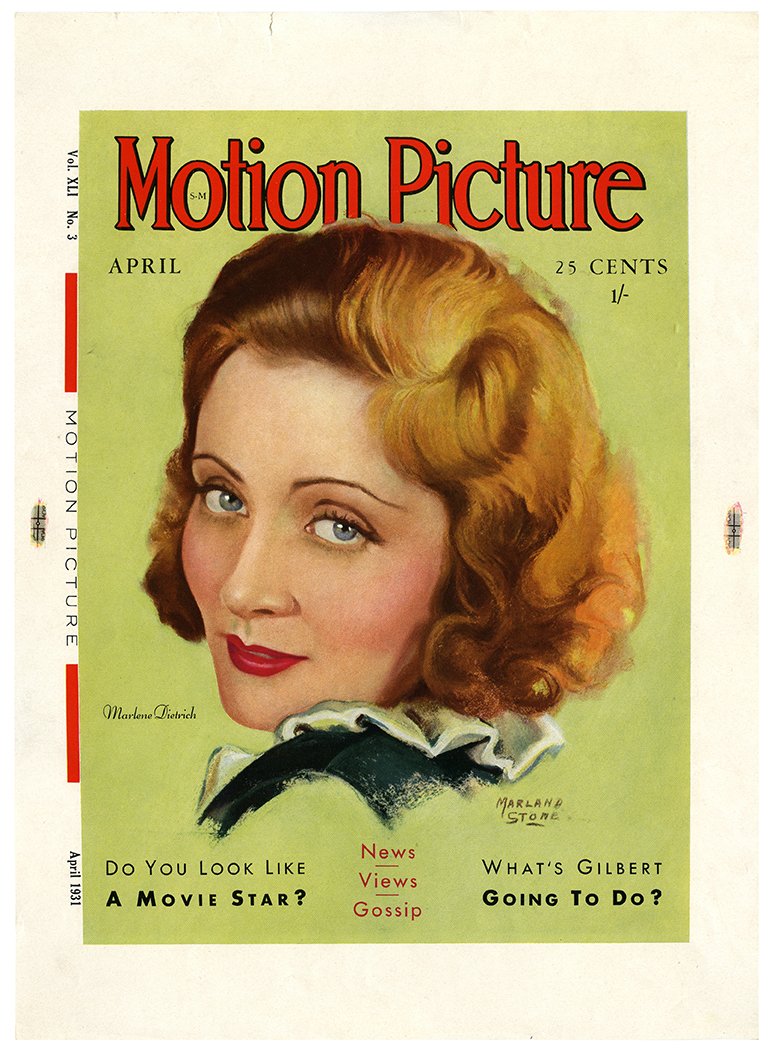 Motion Picture Magazine Cover Proofs. 1930s. Four: Motion Picture Magazine Cover Proofs. 1930s. Four printer’s proofs for covers of Motion Picture Magazine, comprising October 1930 (Bessie Love); December 1930 (Ann Harding); February 1931 (Gloria Sw