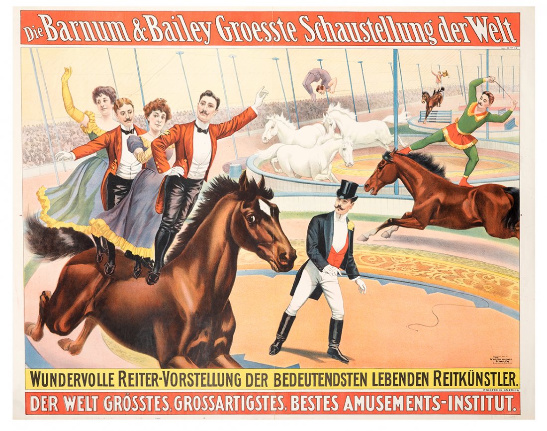 Barnum and Bailey. Equestrians / Equestriennes. (1 of 1)