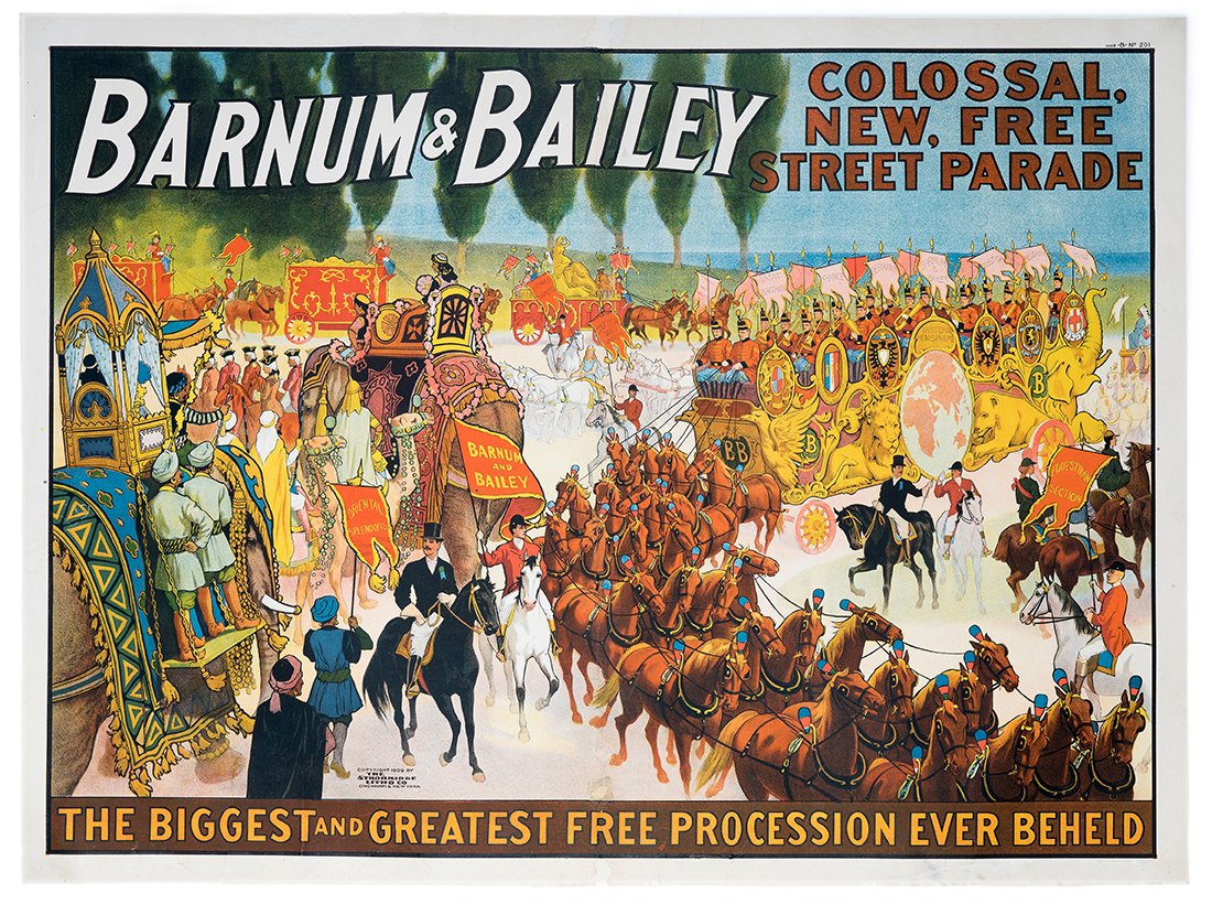 Barnum & Bailey/Colossal New Free Street Parade. (1 of 1)