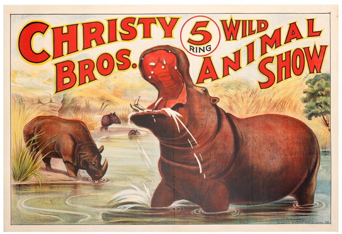 Christy Brothers 5 Ring Wild Animal Show. Milwaukee and (1 of 1)