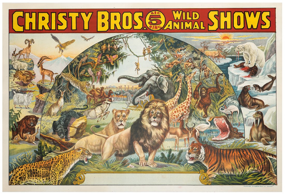 Christy Brothers 5 Ring Wild Animal Show. Milwaukee: (1 of 1)
