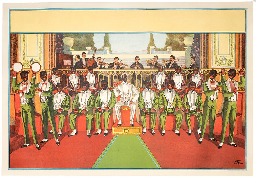 Minstrel Show Poster. New York, St. Louis, and Chicago: (1 of 1)