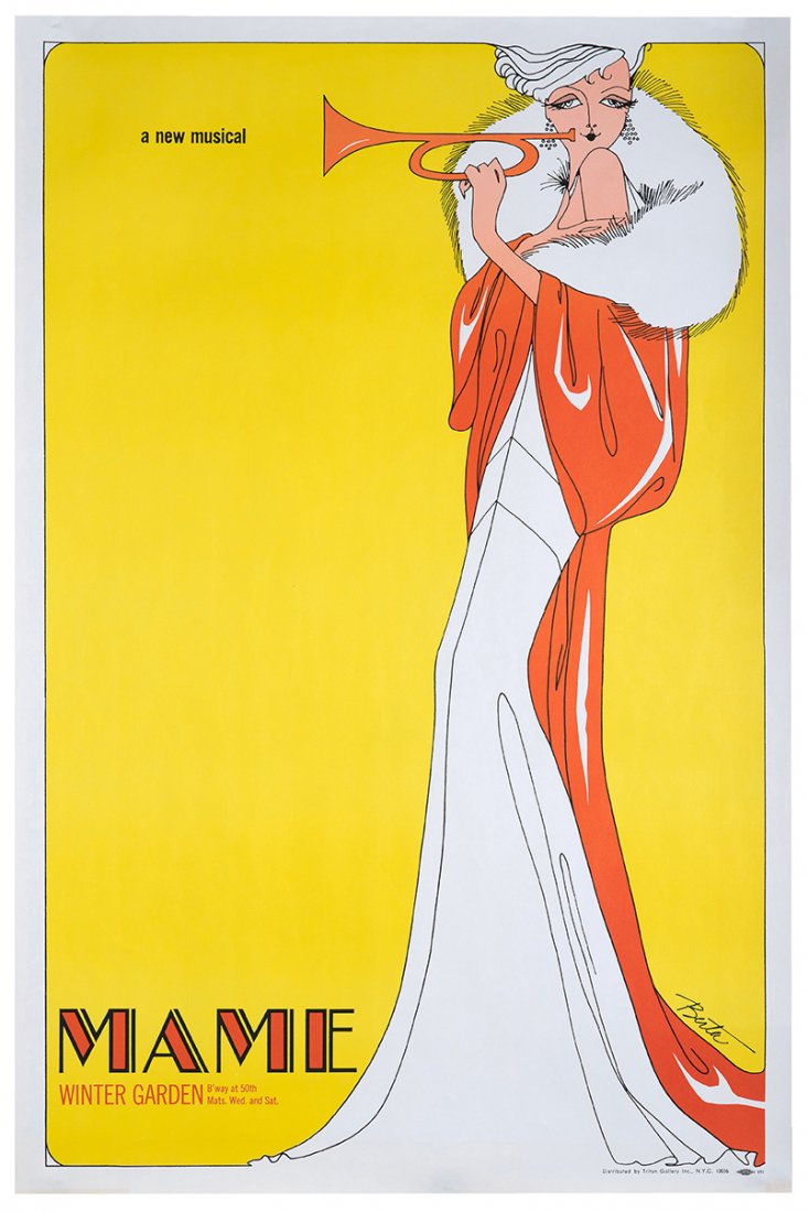 Berta. Mame. Triton Galleries, 1966. Poster (25 x 38”) (1 of 1)