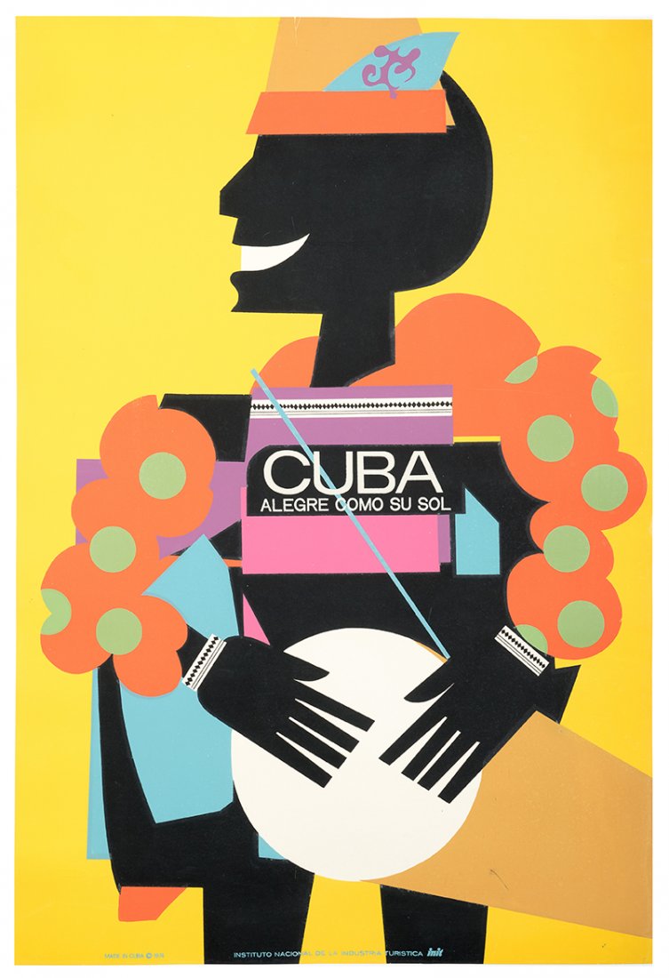 Cuba Alegre Como Su Sol. Tourism Poster. NITI (National (1 of 1)
