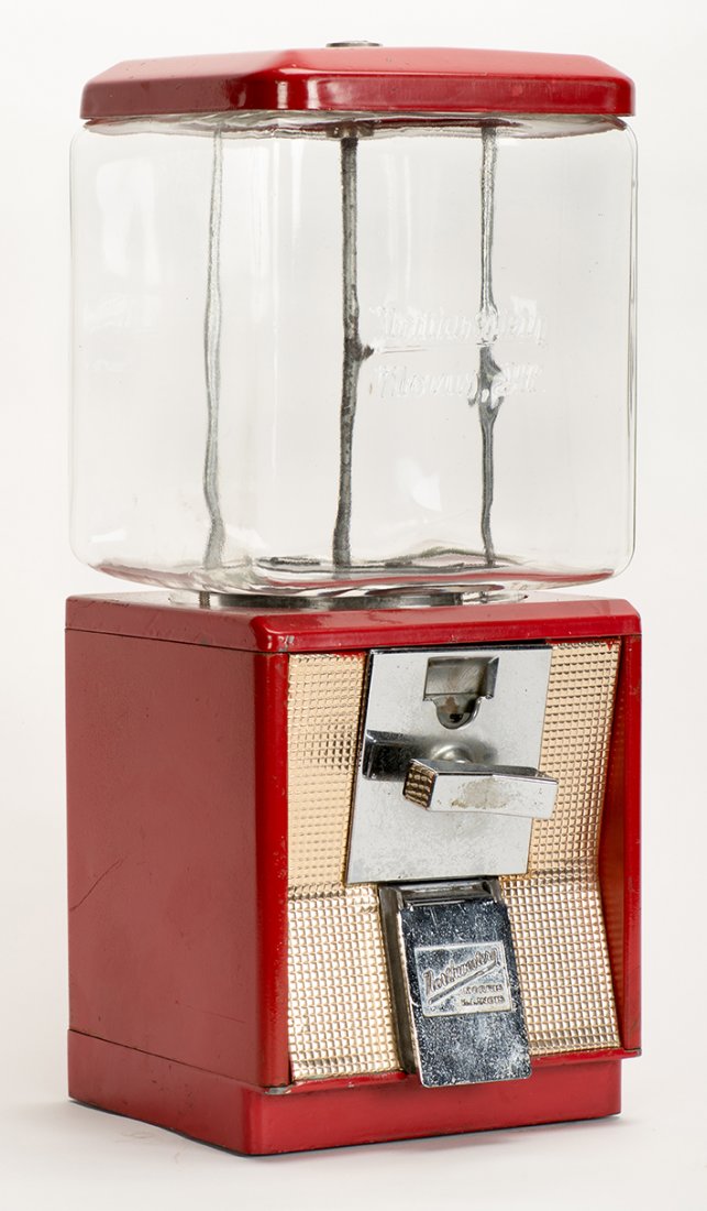 644. Five Cent Northwestern 60 Gumball Vending Machine. (1 of 1)