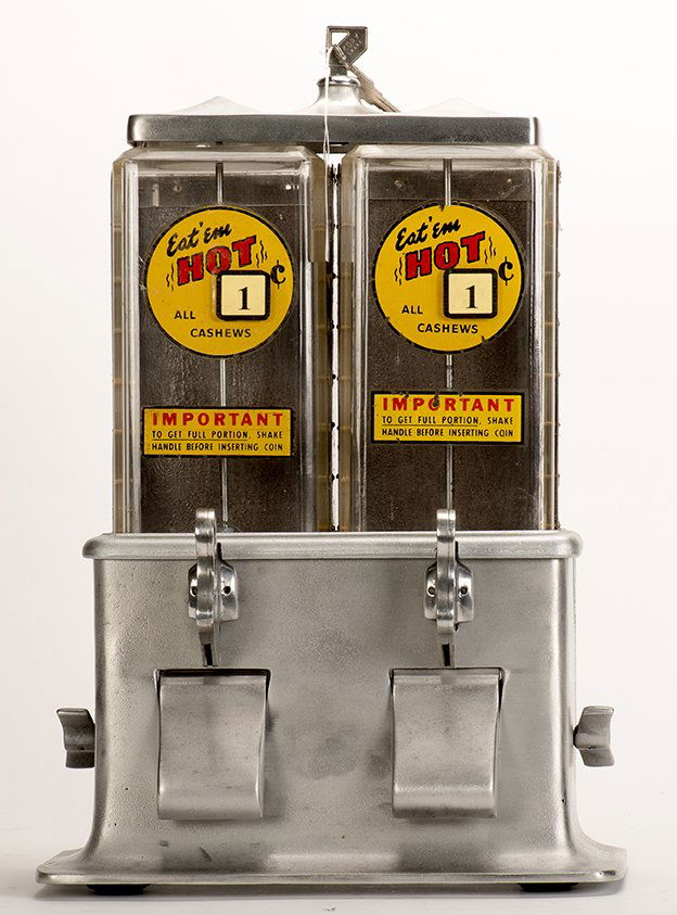 654. One Cent Two Column Peanut Vending Machine. (1 of 1)