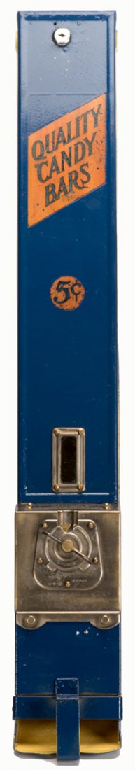 659. Five Cent Quality Candy Bars Candy Machine. (1 of 1)