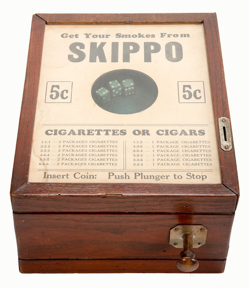 673. Five Cent Skippo Dice Trade Stimulator. American: (1 of 1)