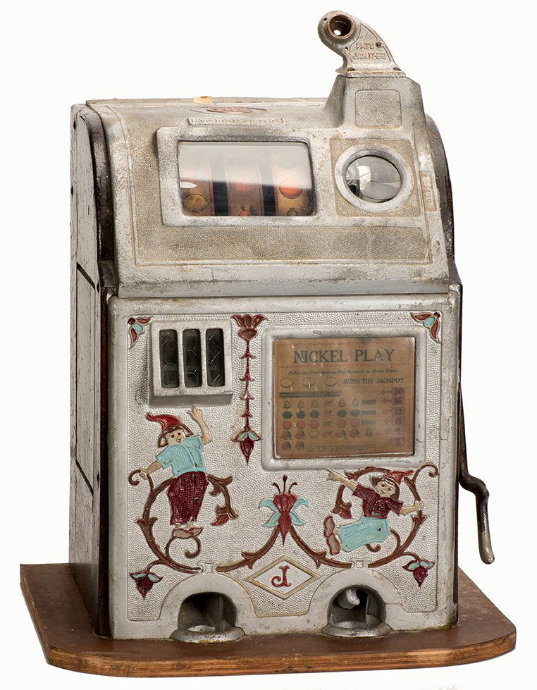 706. Five Cent O.D. Jennings Jackpot Goose Neck Dutch (1 of 1)