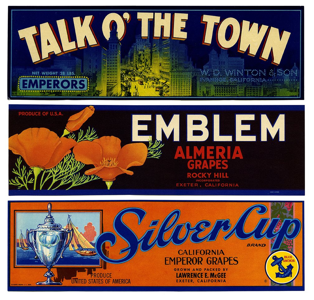 737. Collection of Lithographed Fruit Crate and Can (1 of 1)