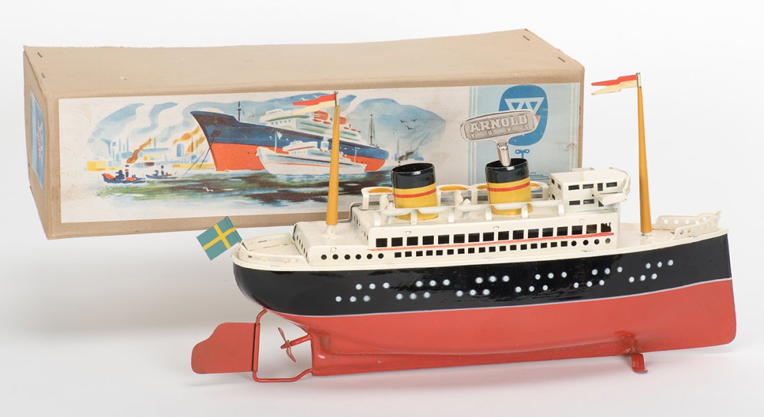 Arnold Wind-Up Ocean Liner Toy. German, Arnold, ca. (1 of 1)