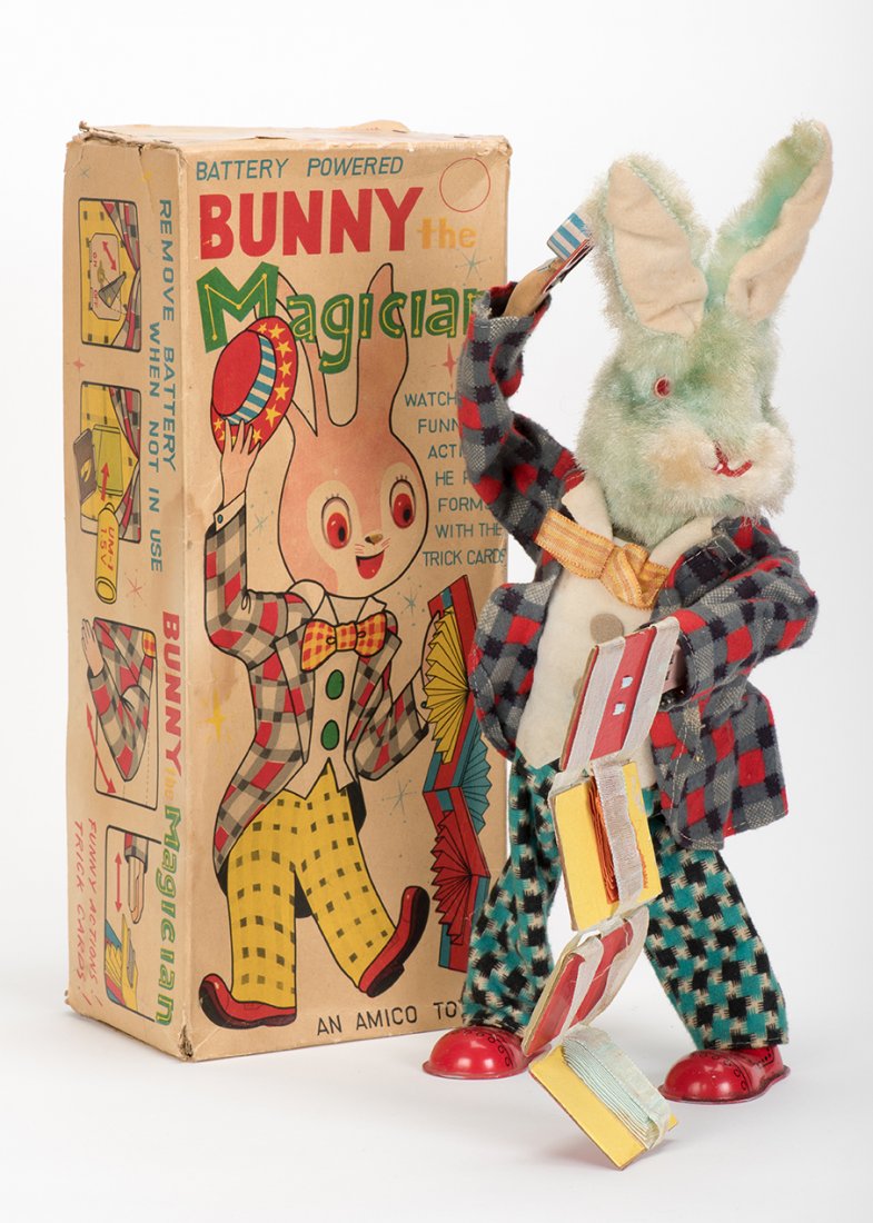 837. Bunny Magician Toy. Japan, Amico, 1950s. Battery (1 of 1)
