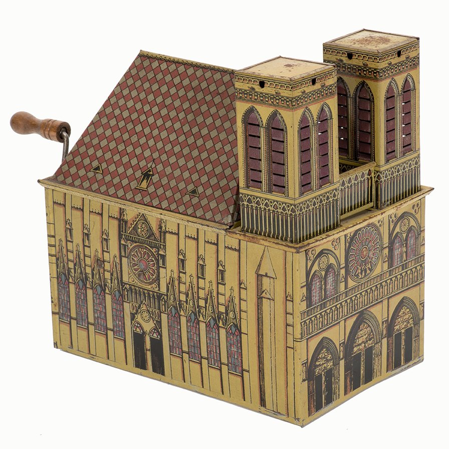 894. Notre Dame Mechanical Music Organ toy. German, ca. (1 of 1)