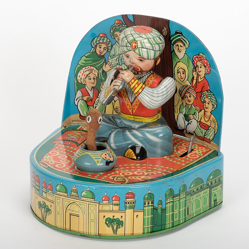 940. Snake Charmer Toy. Japan, Modern Toys, 1950s. (1 of 1)