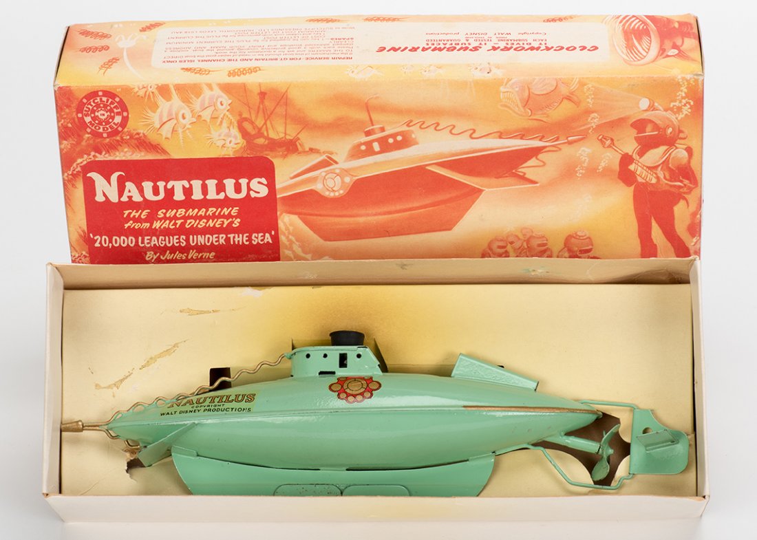 943. Two Wind-Up Sutcliffe Submarine Toys. Leeds, (1 of 2)