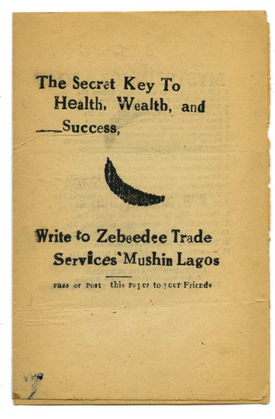 Zebeedee Trade Services Catalog. Lagos, Nigeria: M.A.C. (1 of 1)