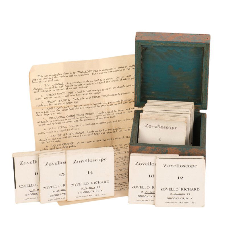 Zovelloscopes. New York: Zovello-Richard, 1934. Set of (1 of 2)