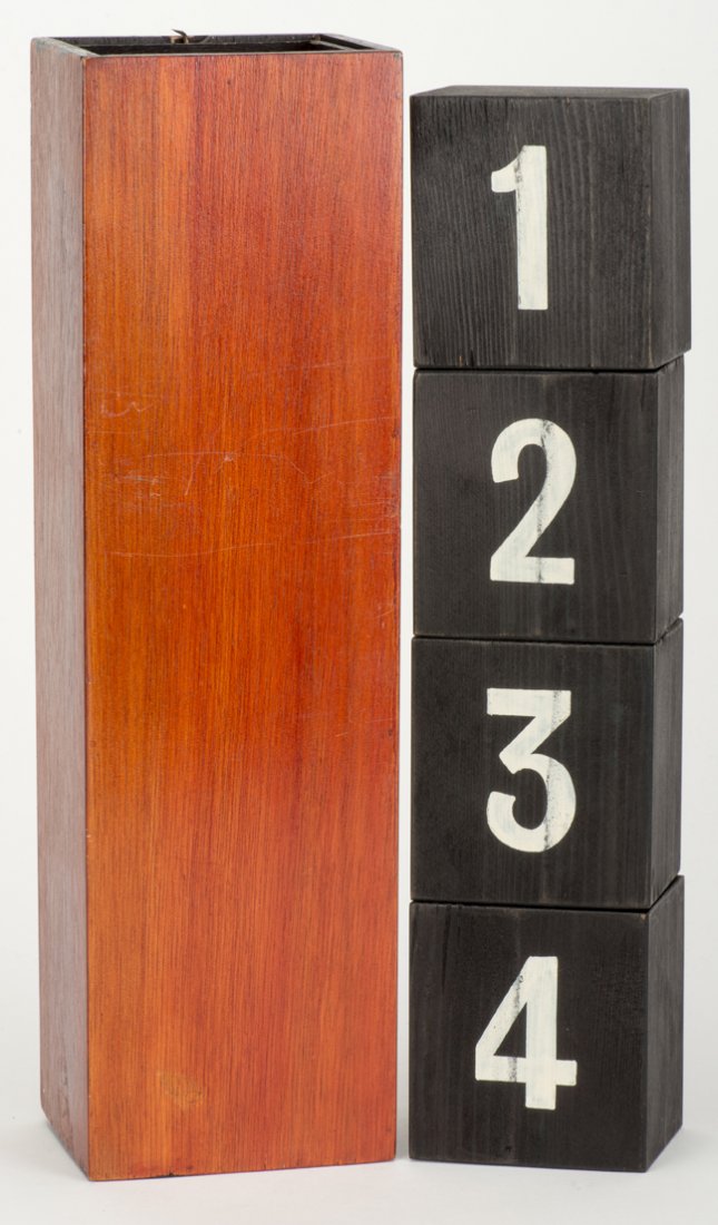 Selbit’s Magic Bricks. English, ca. 1910. Four wooden (1 of 1)