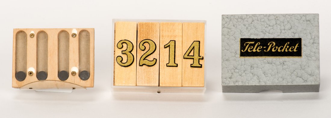 Tele-Pocket Divination. German, ca. 1960. Four numbered (1 of 1)