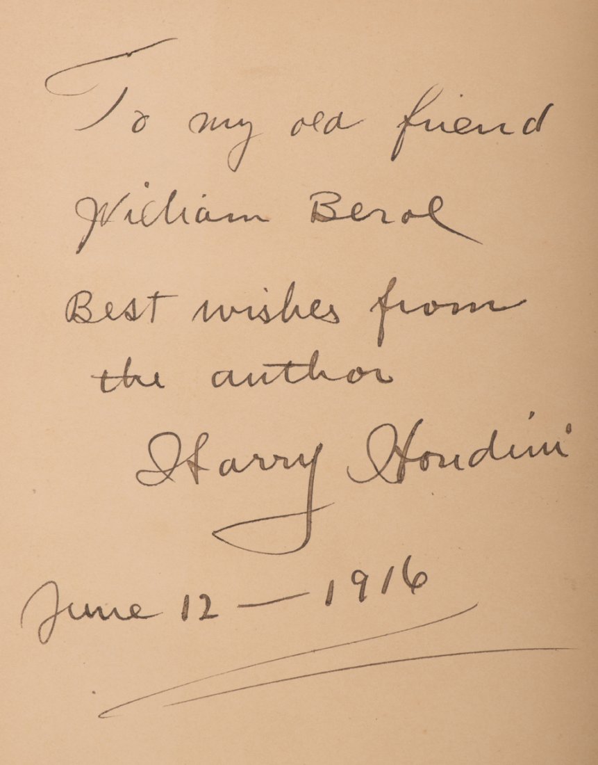 Houdini, Harry. The Unmasking of Robert-Houdin. New (1 of 2)