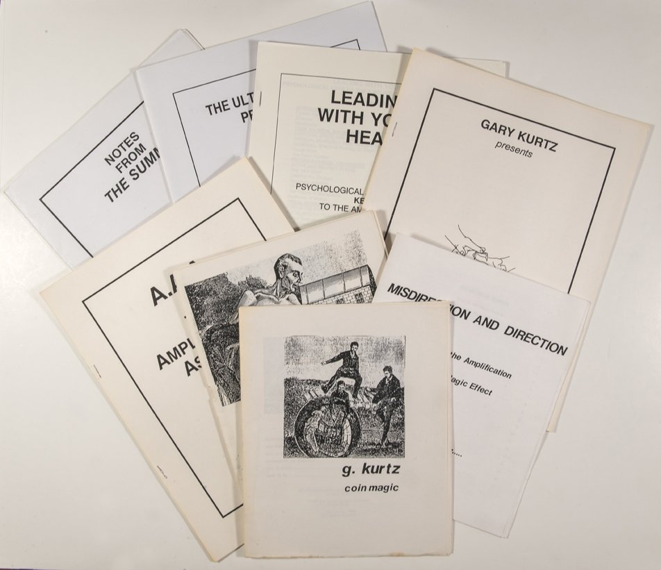 Kurtz, Gary. Lot of Eight Publications on Magic, Some (1 of 1)