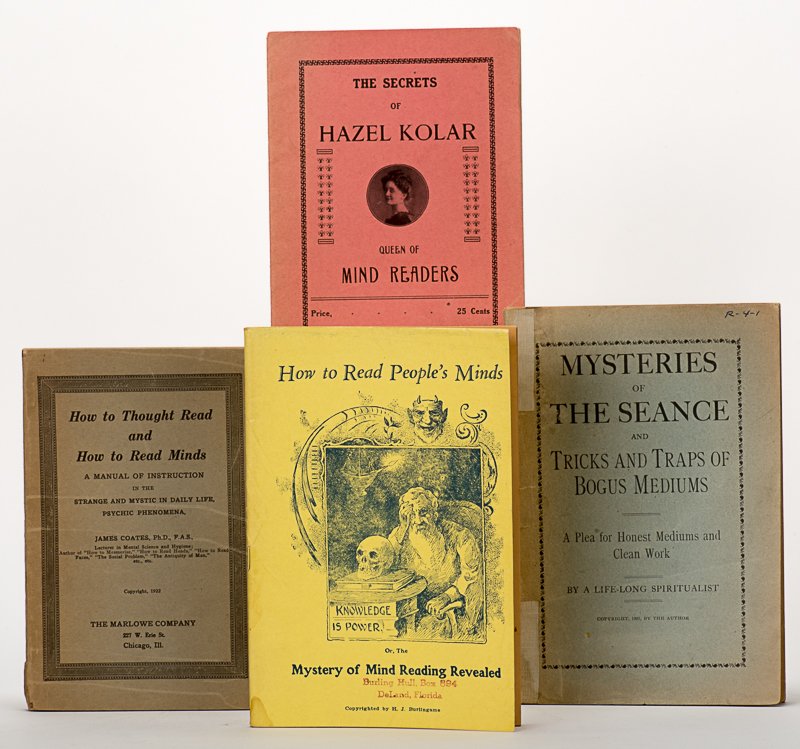 [Mind-Reading] Group of Four Vintage Booklets. (1 of 1)