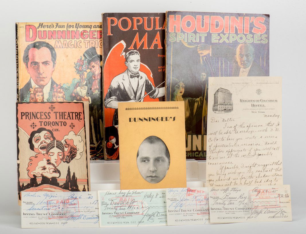 Dunninger, Joseph. Autograph Letter Signed, (1 of 1)