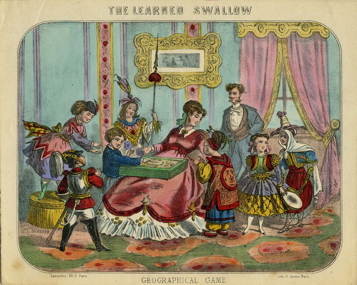 The Learned Swallow. Paris, Saussine, ca. 1890. Color (1 of 1)