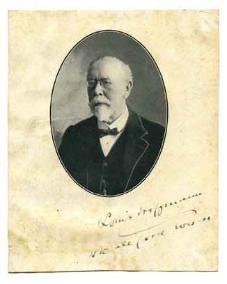 Hoffmann, Professor. Inscribed and Signed Portrait of (1 of 1)