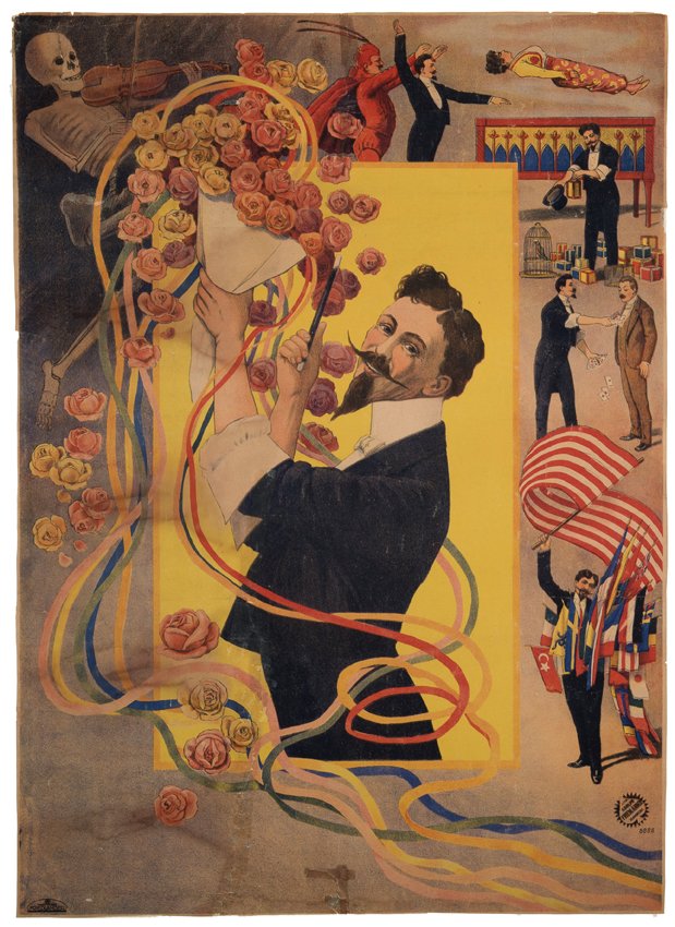 [Stock Poster] Vintage Stock Magic Poster. Hamburg, (1 of 1)