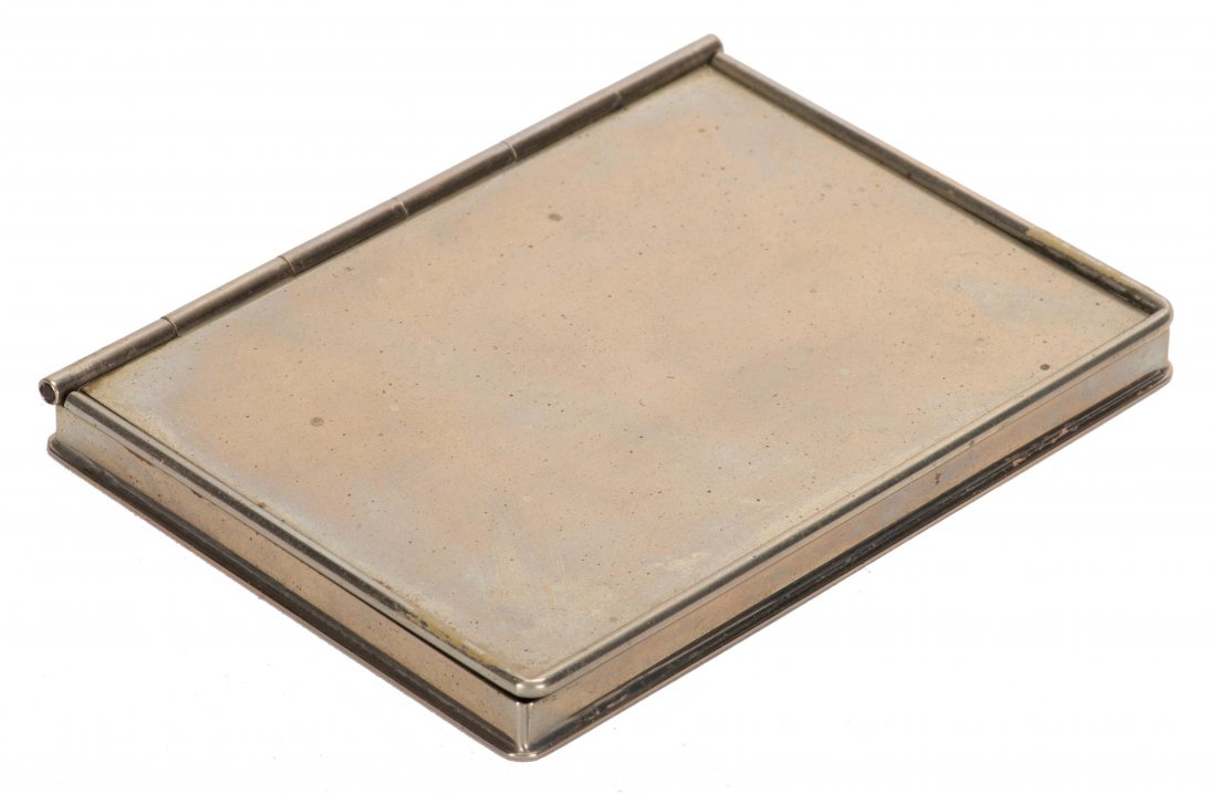 Ultra Card Box (Thin). New Haven: Petrie and Lewis: Ultra Card Box (Thin). New Haven: Petrie and Lewis (P&L), ca. 1935. Cupro-silver box approximating the look of a cigarette case makes possible the vanish, production, or change of objects that fit ins