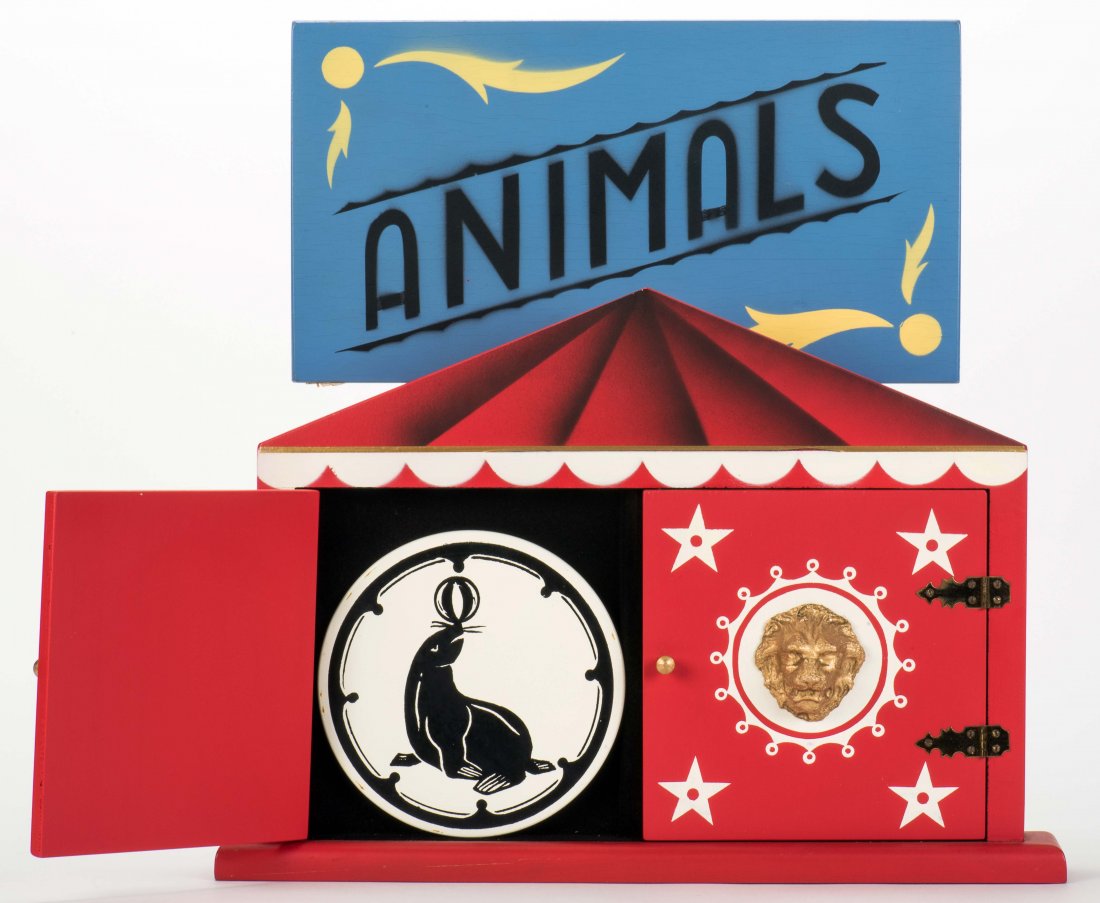 At the Circus. Indiana, PA: Kline, 1960s. Wooden (1 of 2)