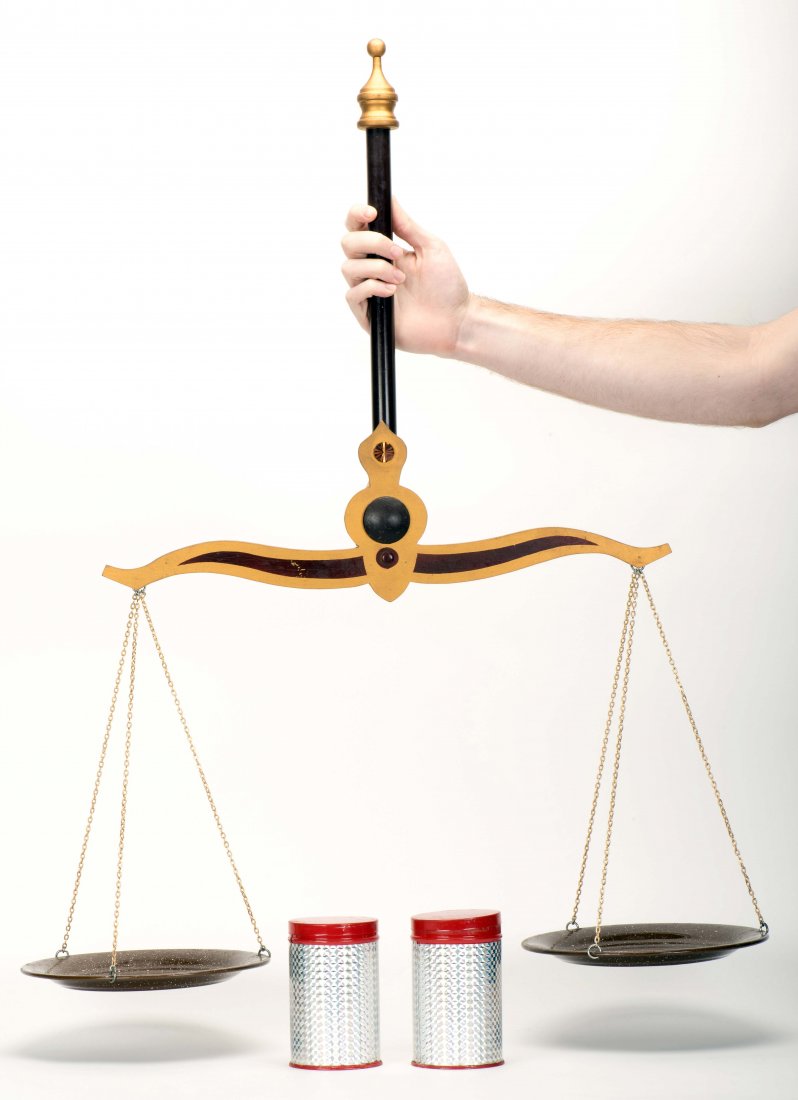 Magic Balance. Indiana, PA: Kline, 1970s. Milk in one (1 of 1)