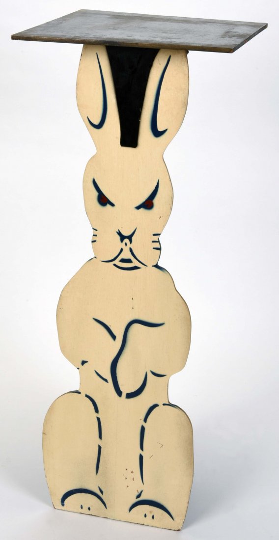 Rabbit Side Table. Colon Abbott’s Magic Novelty Co.,
