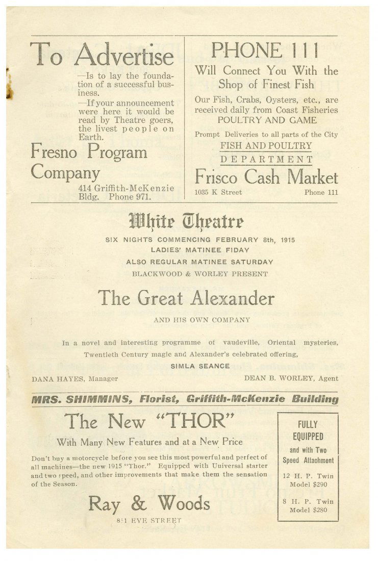 Alexander (Claude Alexander Conlin). The Great (1 of 2)