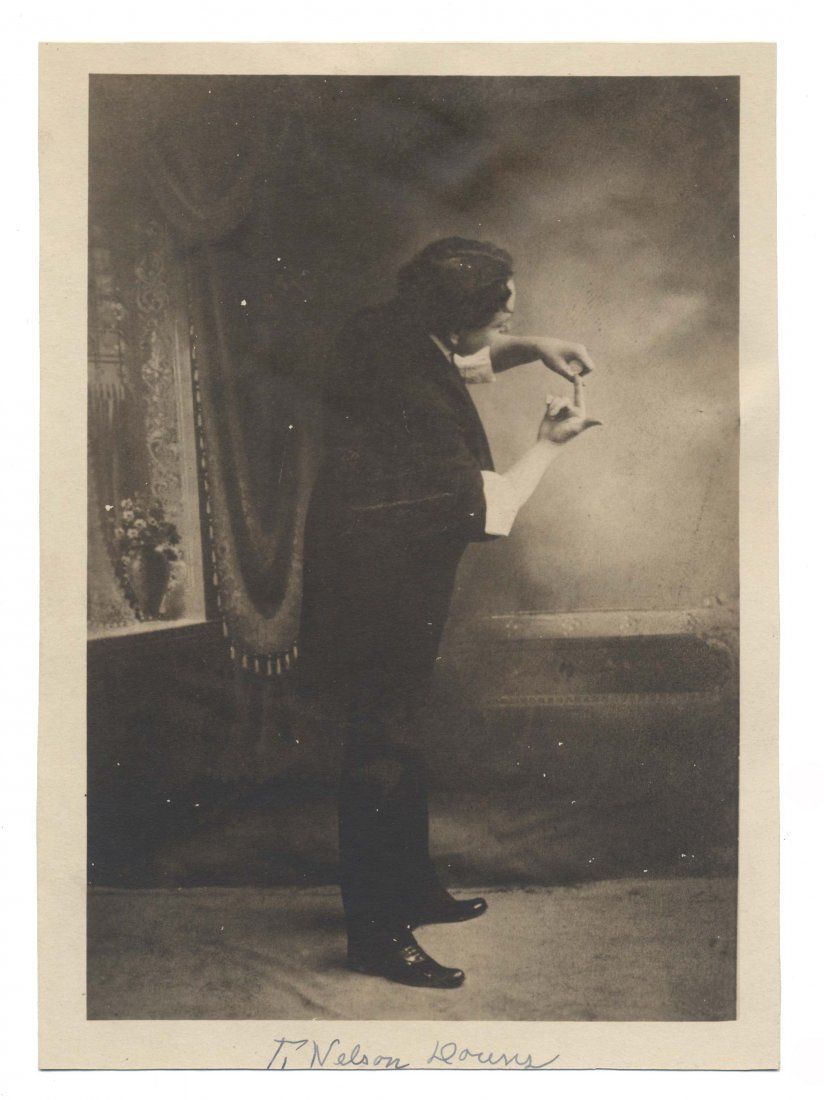 Downs, Thomas Nelson. Two Portraits of Magician T. (1 of 3)