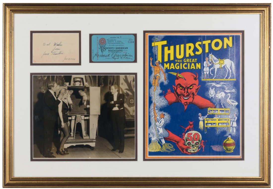 Thurston, Howard. Collage of Thurston the Magician (1 of 1)