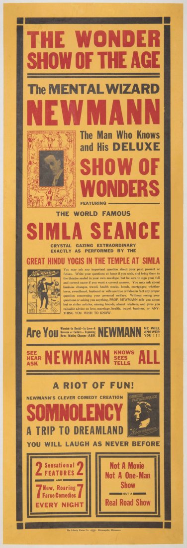 Newmann, C.A George. The Wonder Show of the Ages. The (1 of 1)